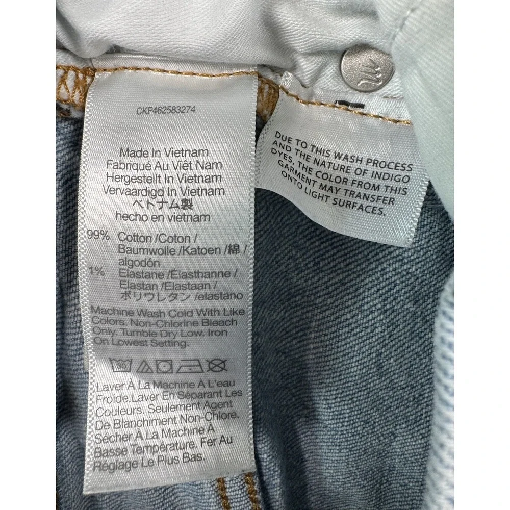 Madewell The Perfect Jean Short Denim Distressed Womens‎ Size 23 Inseam 3